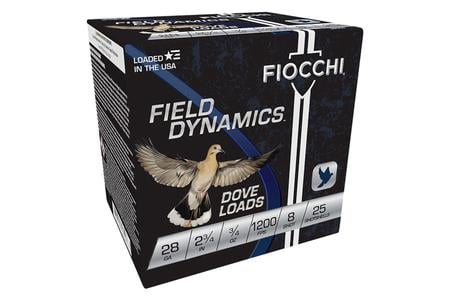 FIOCCHI GAME  TARGET 28GA 1200FPS 3/4 OZ #8