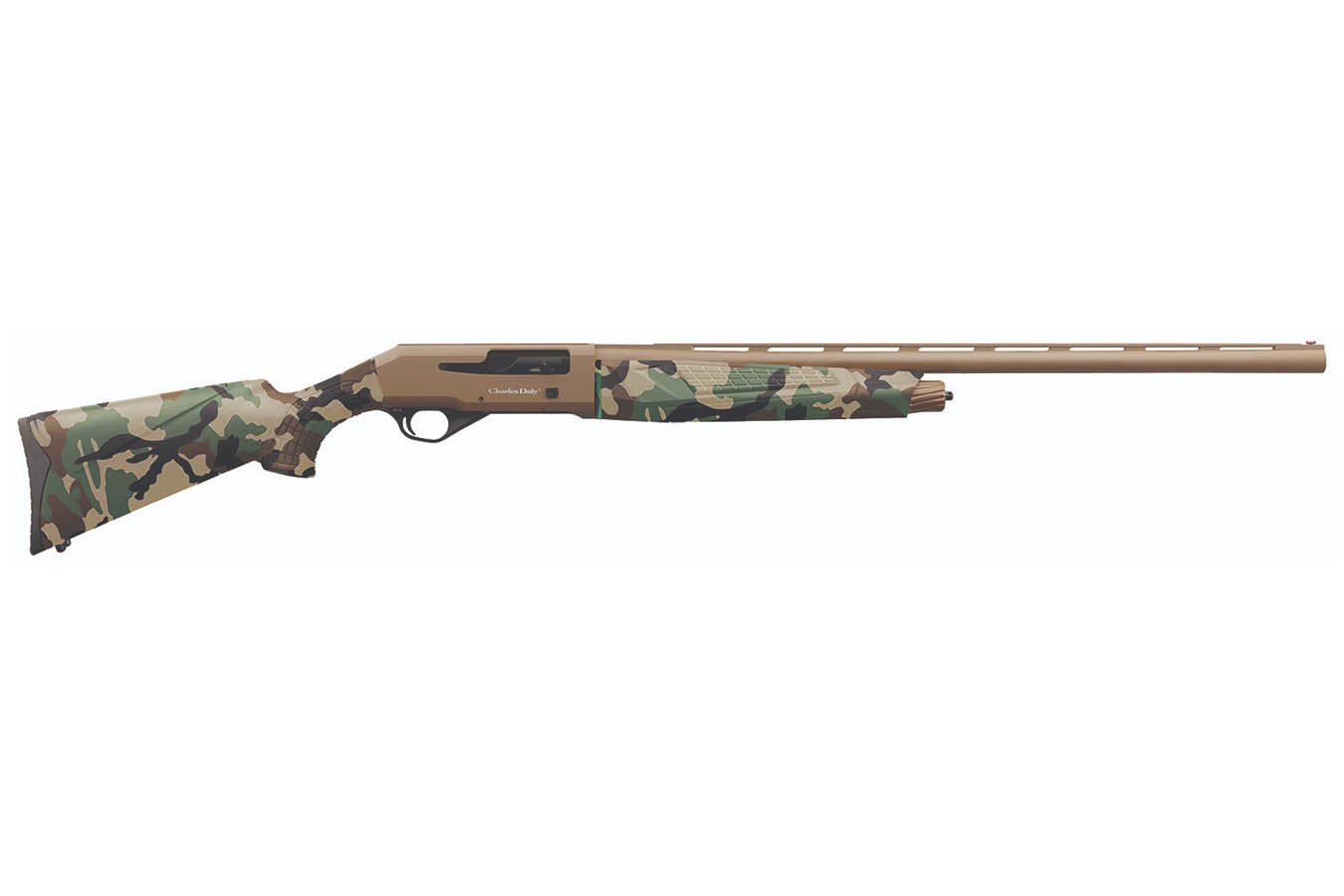 Chiappa 601 12 Gauge Semi Automatic Shotgun In Woodland Camouflage 