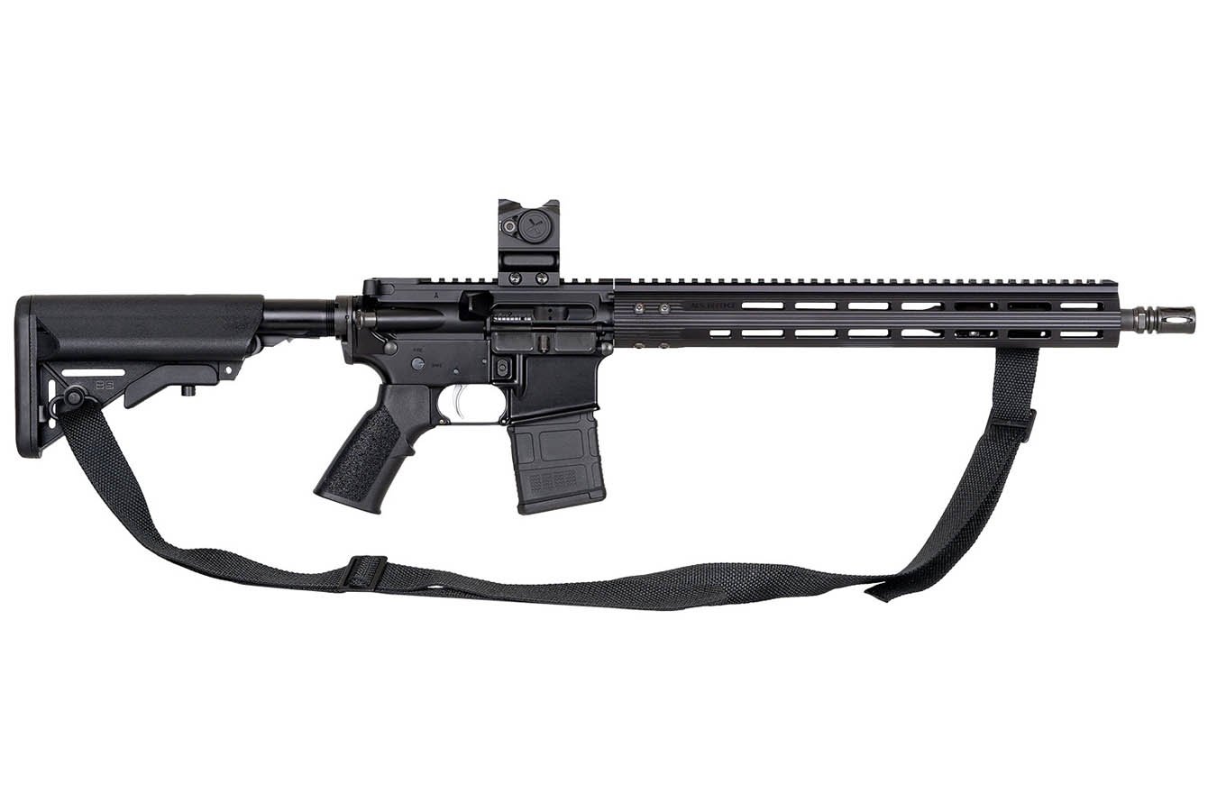 Geissele El Jefe ALG Defense 5.56 NATO Semi Automatic Rifle With Warner and Swasey 3MOA Red Dot Sight