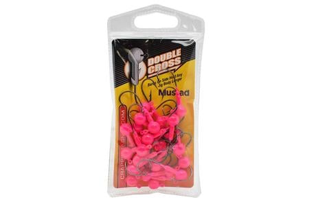 CRAPPIE MAGNET DOUBLE CROSS-5PK 1/8OZ PINK 