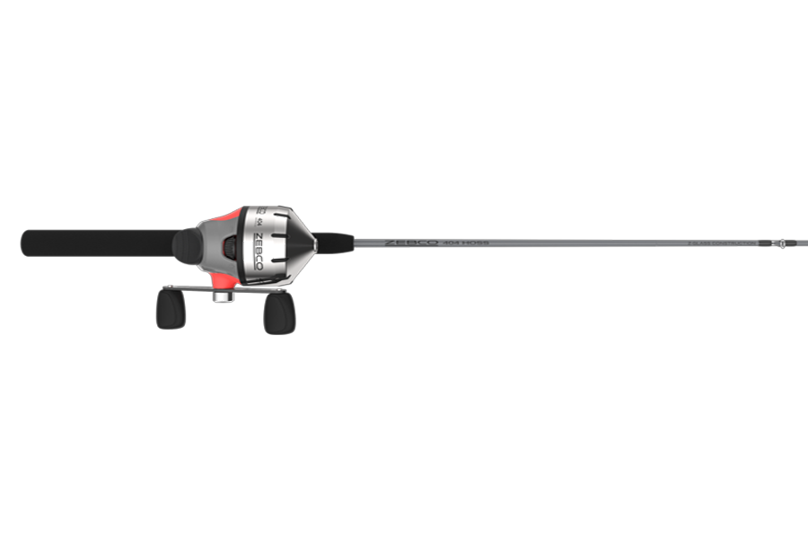 Zebco 404 Hoss 5 ft 6 in Spincast Combo with Eagle Claw Tackle Kit
