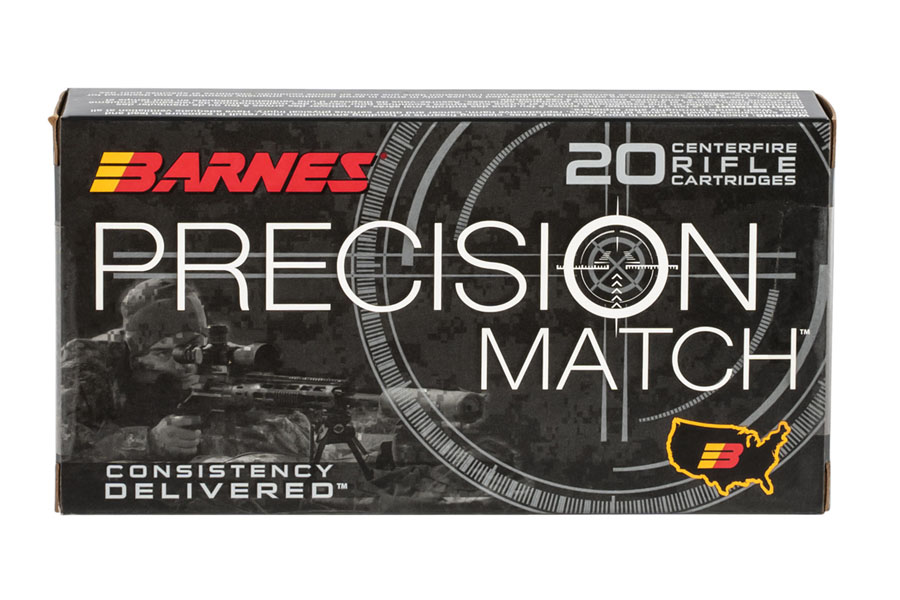 Barnes 260 Remington 140 Grain Open Tip Match Boat Tail Precision Match 20/Box
