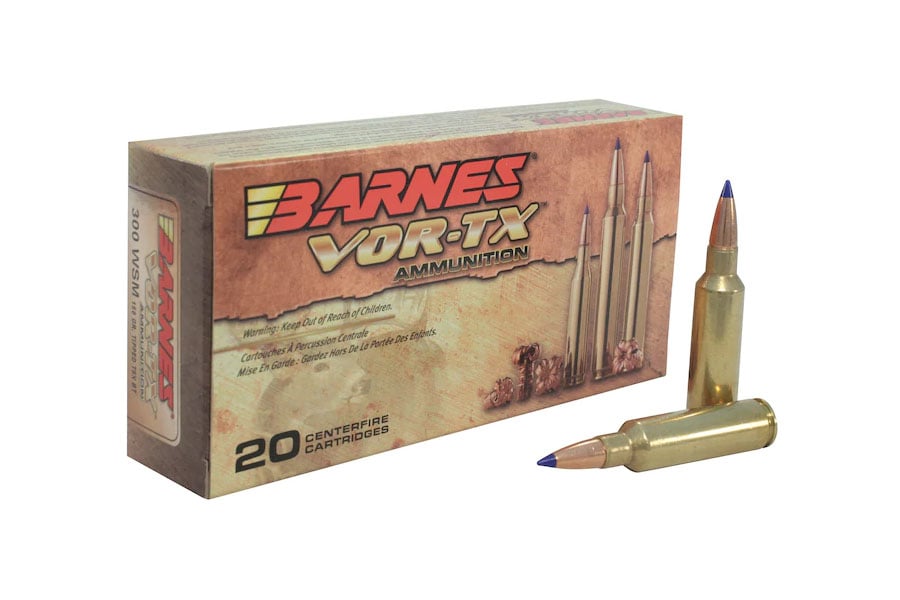 Barnes 300 Short Winchester Magnum 165 Grain Tipped TSX Boat Tail Vor-Tx