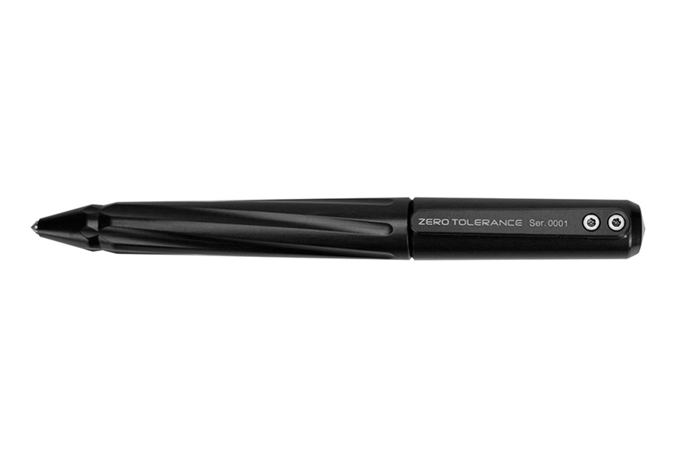 Zero Tolerance Black Anodized Aluminum Tactical Pen