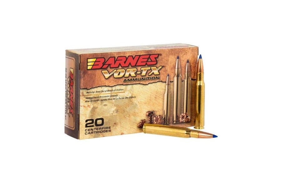 Barnes 30-06 Springfield 150 Grain Tipped TSX Boat Tail VOR-TX 20/Box