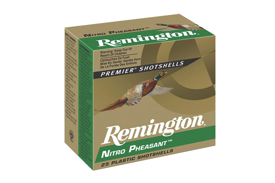 Remington 12 Gauge 2-3/4 Inch 1-1/4 Oz 4 Shot Nitro Pheasant 25/Box