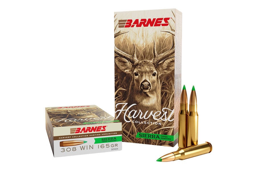 Barnes 308 Winchester 165 Grain Sierra Tipped Gameking Harvest 20/Box