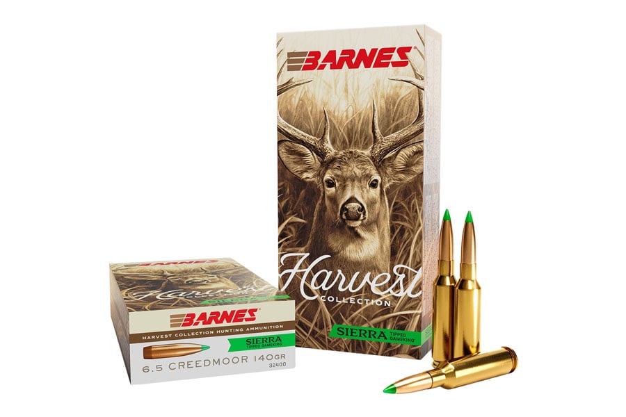 Barnes 6.5 Creedmoor 140 Grain Sierra Tipped Gameking Harvest 20/Box