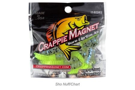 CRAPPIE MAG 15PC BODY SHONUFF/CHARTREUSE 
