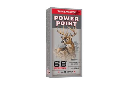6.8 WESTERN 170GR POWER-POINT 20/BOX
