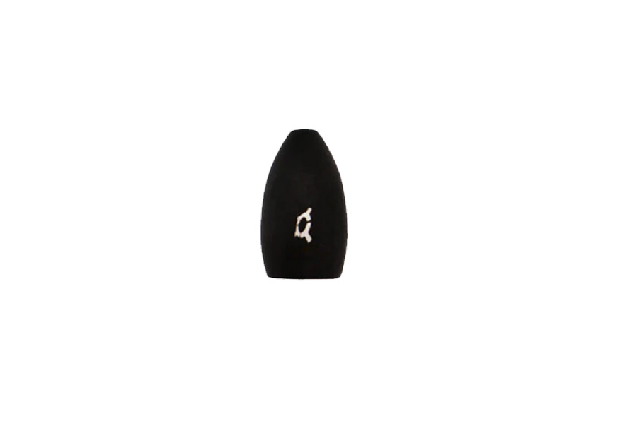Xzone Lures Tungsten Flipping Weight - Black 1/4 oz 3 Pack