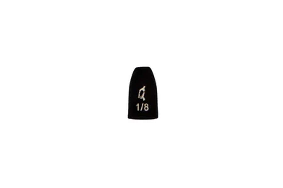 Xzone Lures Tungsten Worm Weight Black 1/8 oz (4 pack)