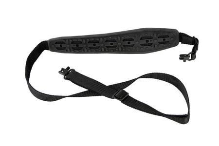 ARMOR MOLDED RIFLE SLING W/DELUXE LOCKING SWIVELS BLACK