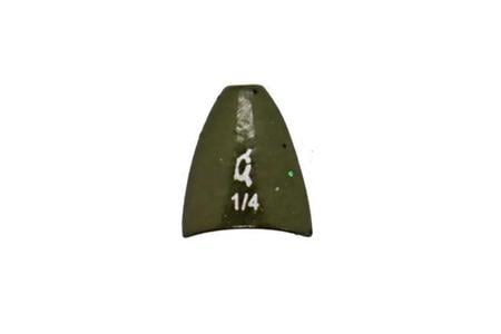 TUNGSTEN ARROWHEAD WEIGHT GREEN PUMPKIN 1/4 OZ. (3 PK) 