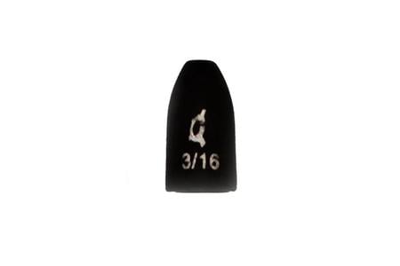 TUNGSTEN WORM WEIGHT BLACK 3/16 OZ. (4 PK) 