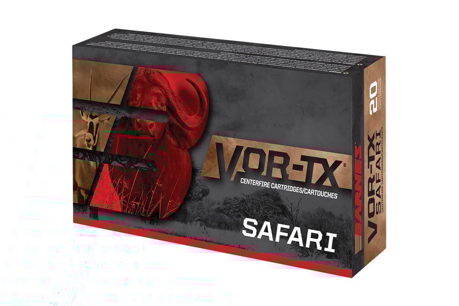 Barnes 458 Lott 500 Grain TSX Flat Base Safari VOR-TX 20/Bx