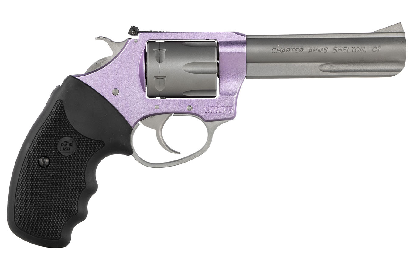 Charter Arms Pathfinder 22 LR Revolver With Lavender Receiver 
