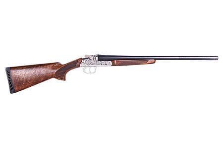 ATI ROAD AGENT PRIME 12 GAUGE SIDE BY SIDE 26 IN BARREL SILVER ENGRAVED RECEIVER