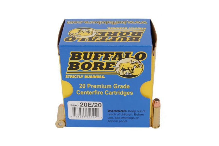 Buffalo Bore 38 Special 125 Grain Jacketed Hollow Point Standard Pressure Strictly Business 20/Box