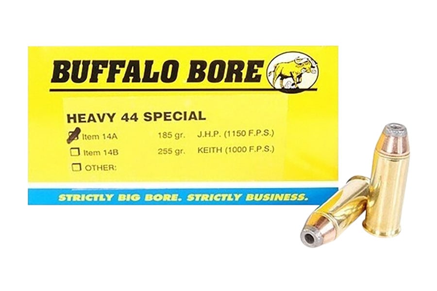 Buffalo Bore 44 Smith & Wesson Special 180 Grain Jacketed Hollow Point Heavy Strictly Business 20/Box