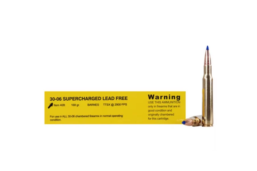Buffalo Bore 30-06 Springfield 168 Grain Tipped TSX Lead Free Supercharged Strictly Business 20/Box