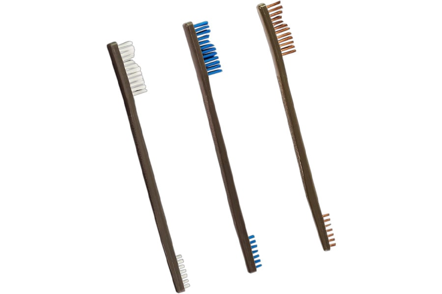 Otis Tech AP Brushes Universal Bronze/Nylon Bristles 3 Pack