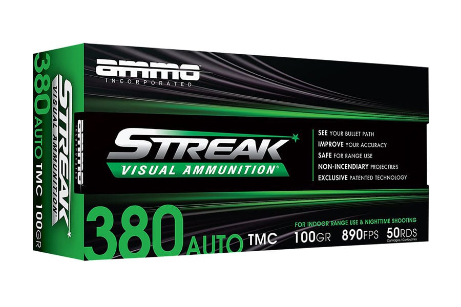 Ammo Incorporated 380 ACP 100 Grain Total Metal Case Streak Visual 50/Box