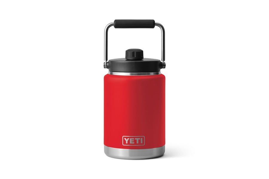 YETI COOLERS RAMBLER 1/2 GAL JUG 2.0 RESCUE RED