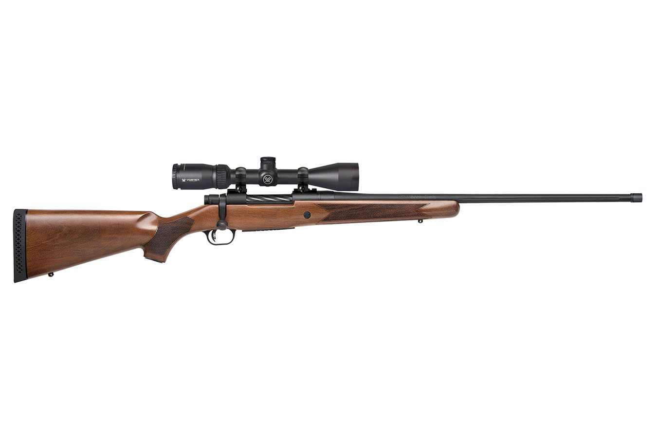 Mossberg Patriot 350 Legend Bolt Action Rifle With Walnut Stock And Vortex Crossfire II 3-9x40 