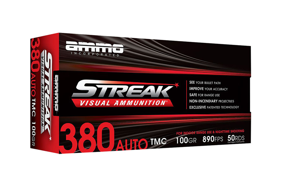 Ammo Incorporated 380 ACP 100 Grain Total Metal Case Streak Visual 50/Box