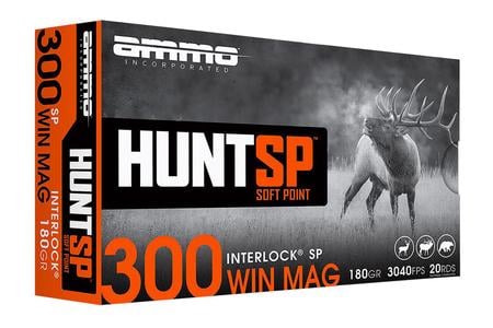 AMMOINC 300WM180SPA20   HUNT SP 300WN 180GR  20/10