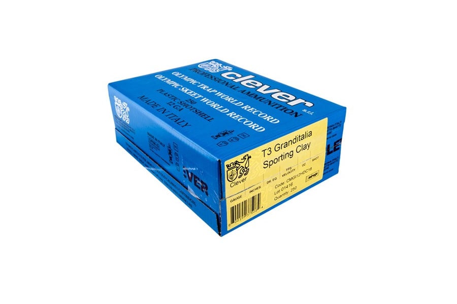 Clever 12 Gauge 2-3/4 Inch 1 Oz 8 Shot Grand Italia T3 250/Case