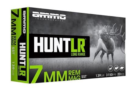 AMMOINC 7MM139SSTA20    HUNT LR  7MM 139 SST 20/10