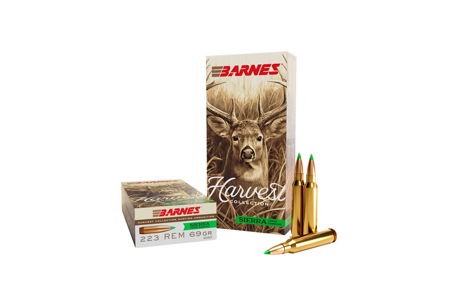 Barnes 223 Remington 69 Grain Sierra Tipped Gameking Harvest 20/Box