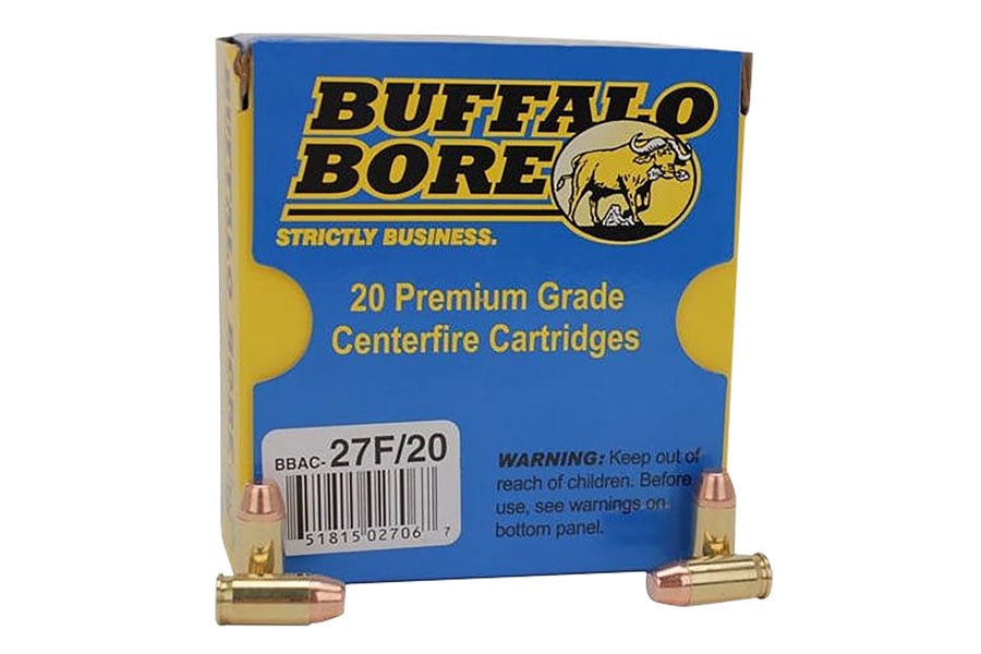 Buffalo Bore 380 ACP 95 Grain Full Metal Jacket Flat Nose Strictly Business Standard Pressure 20/Box
