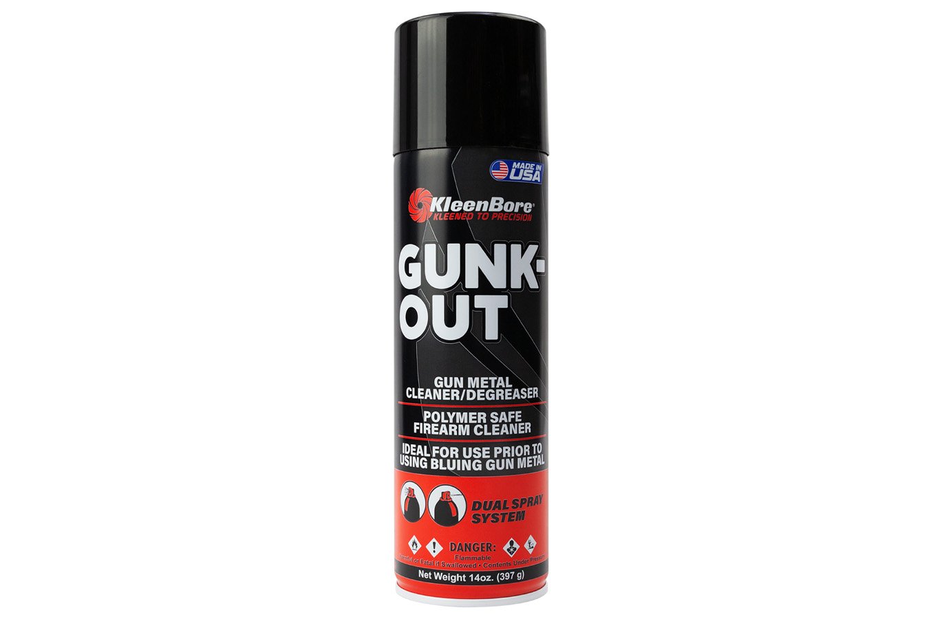 Kleen Bore Gunk-Out Gun Metal Cleaner/Degreaser 14 oz. Aerosol