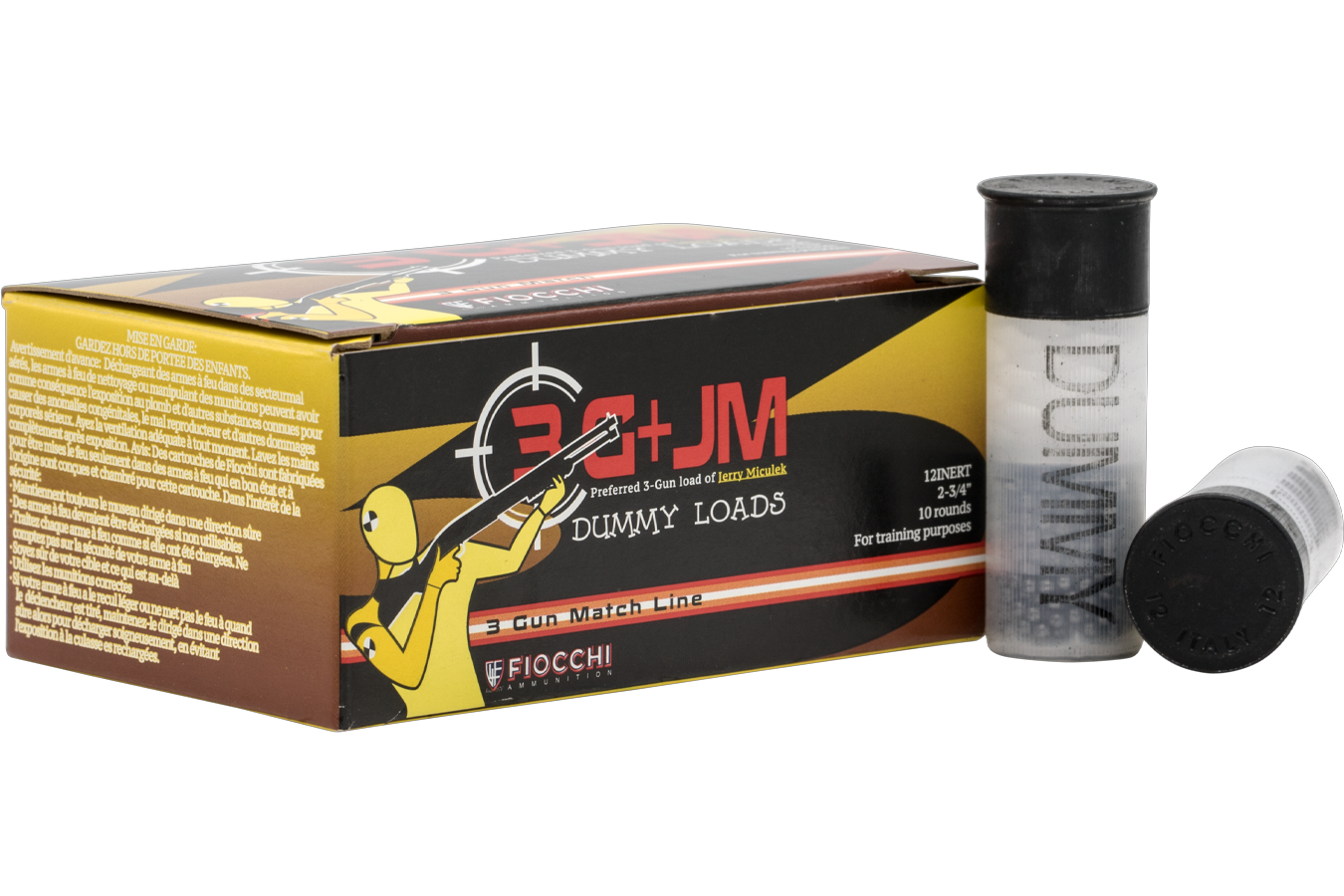 Fiocchi Inert Dummy Rounds 12Gauge 10 Per Box/25 Case