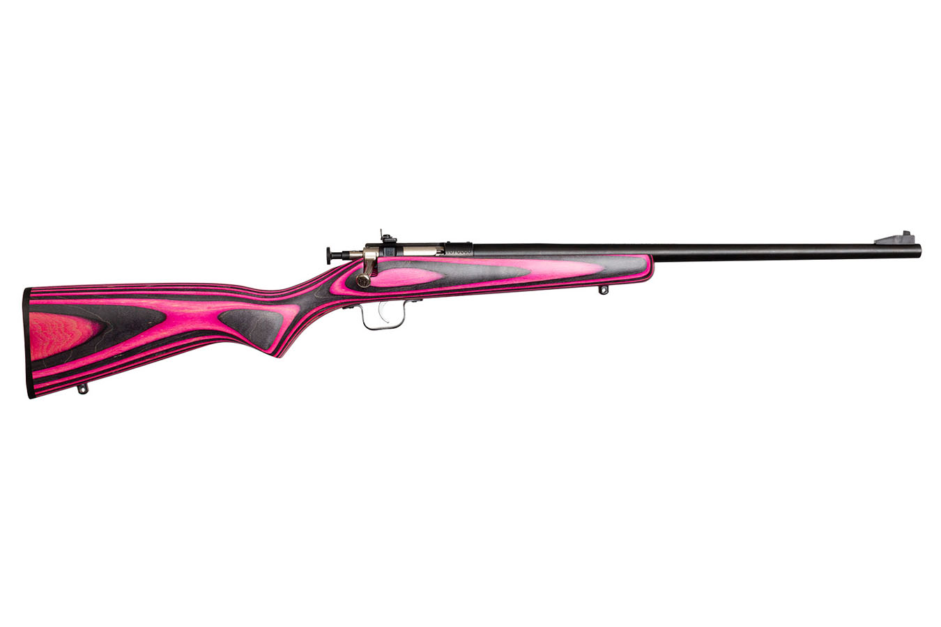Keystone Youth 22 LR Bolt Action Rimfire Rifle In Pink And Black 
