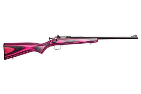 CRICKETT 22LR SS/PINK LAM BLUE RECEIVER W/STAINLESS BBL