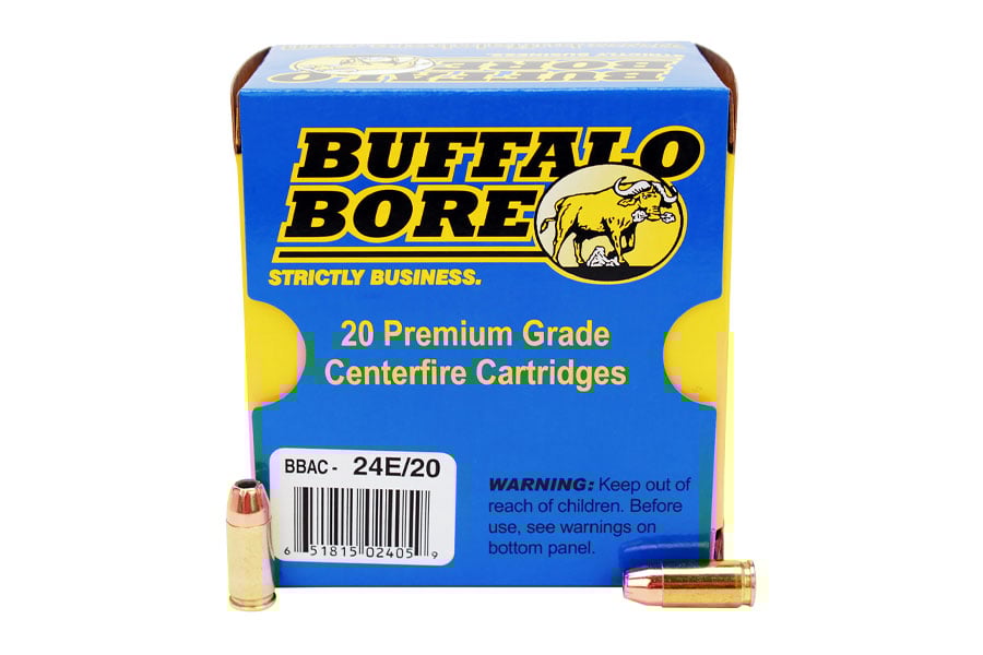Buffalo Bore 9mm Luger 124 Grain Jacketed Hollow Point Personal Defense Strictly Business 20/Box