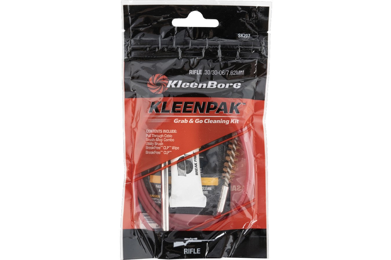 Kleen Bore Grab & Go Cleaning Kit .30/ .30-06/ 7.62mm Cal Rifle 10 Per Pack