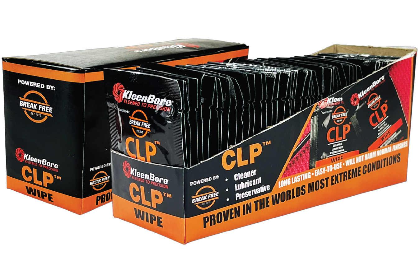 Kleen Bore BreakFree CLP Wipes 50QTY