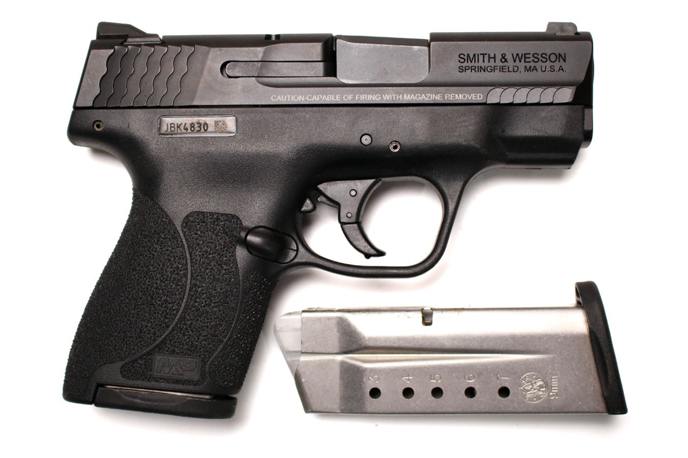 Smith & Wesson M&P9 Shield M2.0 9mm Police Trade-In Pistol with Two Magazines