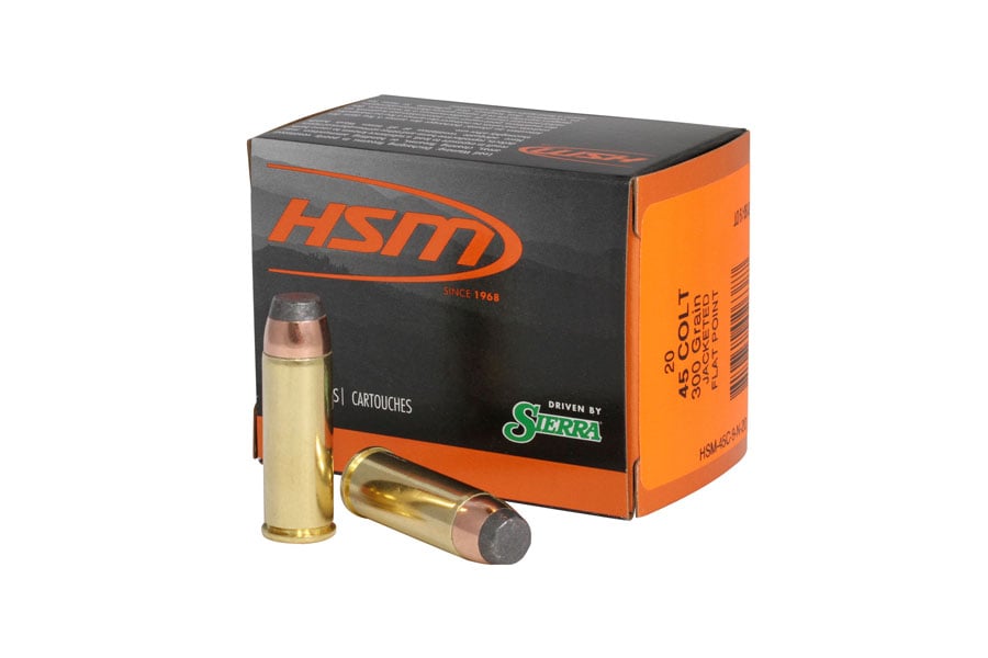 Hsm 45 Colt 300 Grain Jacketed Soft Point 20/Box