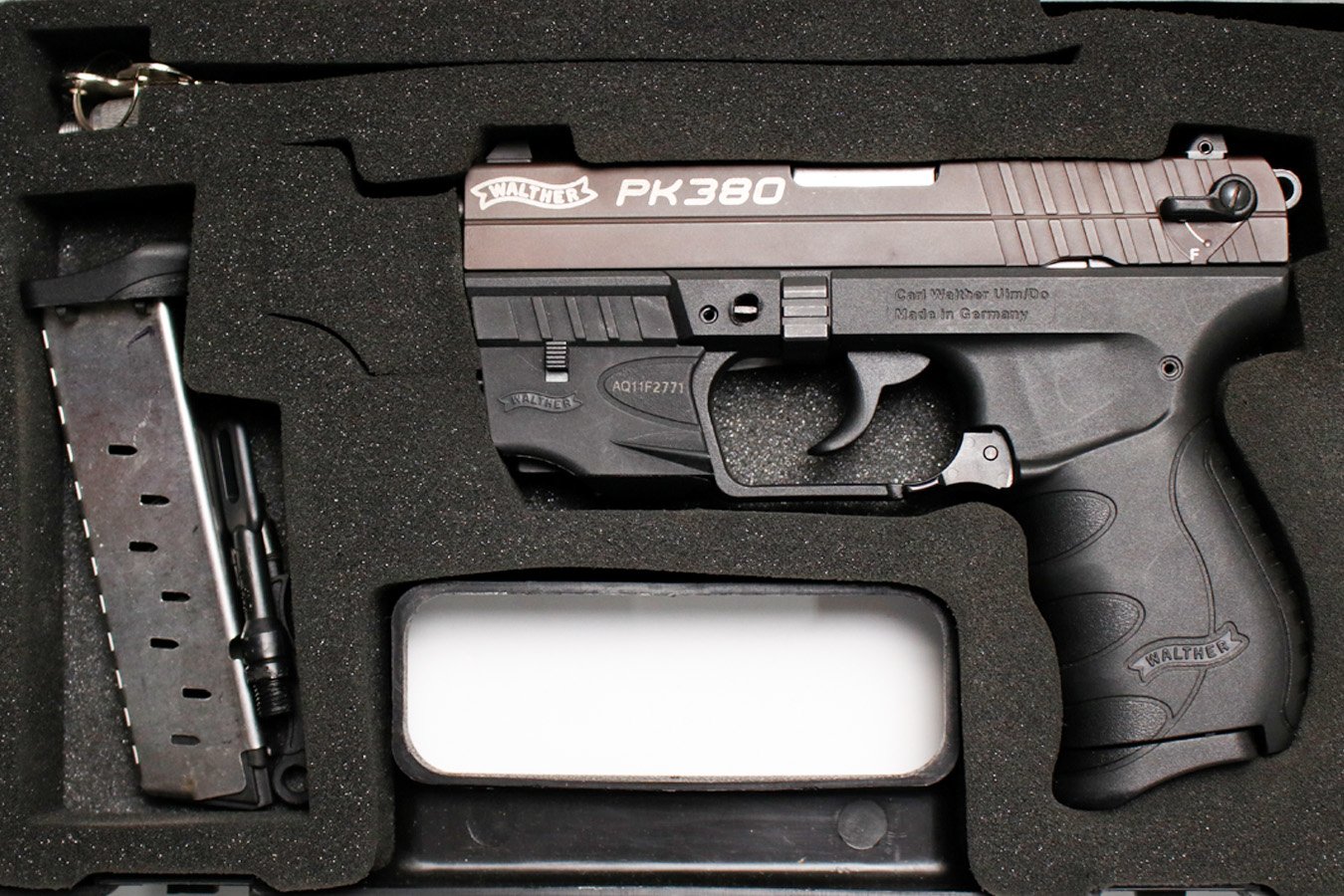Walther PK380 380ACP Used Police Trade-In Pistol with Laser, Two Magazines and Box