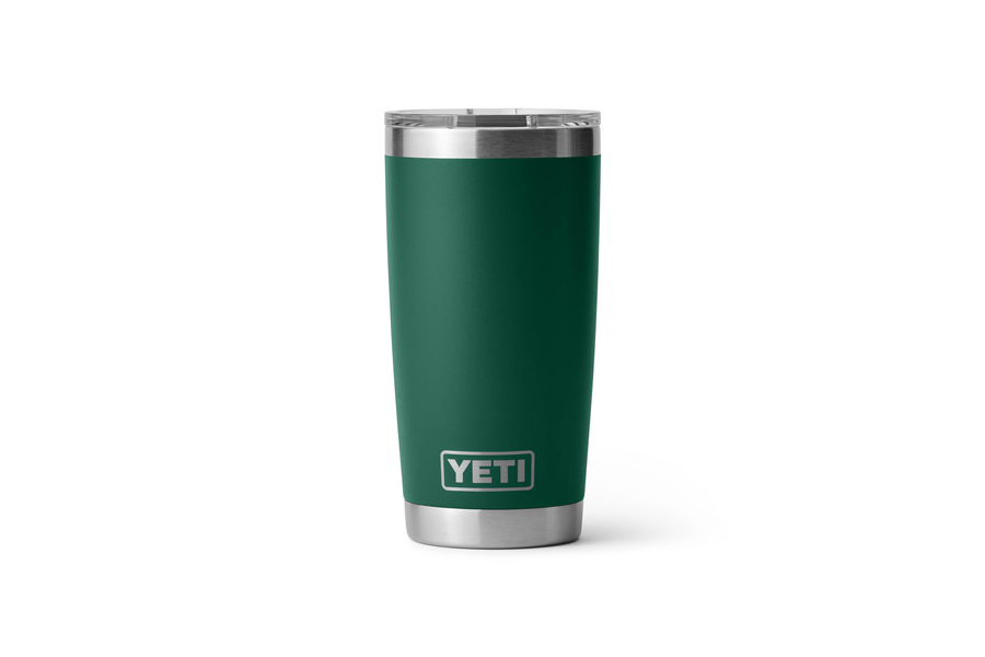 Yeti Coolers Rambler 20oz Tumbler with Magslider Lid Black Forest Green