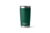 YETI COOLERS RAMBLER 20 OZ TUMBLER MS BLACK FOREST GREEN