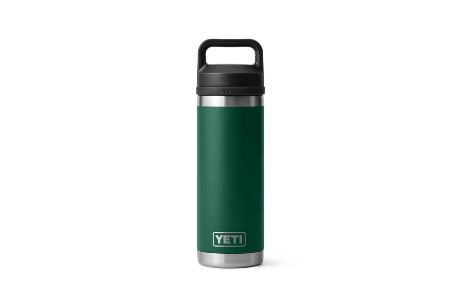 Yeti Coolers Rambler 18 oz Bottle with Chug Cap Black Forest Green