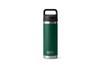 YETI COOLERS RAMBLER 18 OZ BOTTLE CHUG BLACK FOREST GREEN