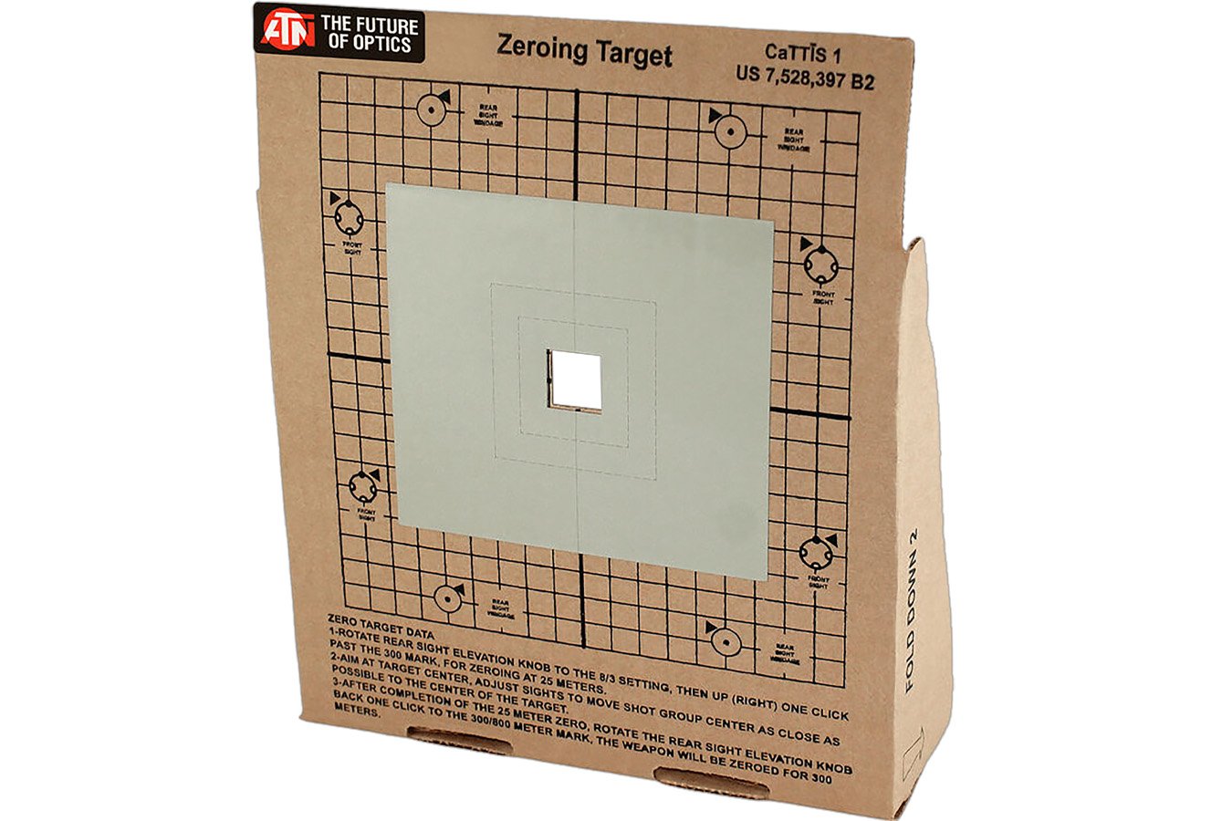 ATN Thermal Target Zeroing Target/ Cardboard 3 Targets